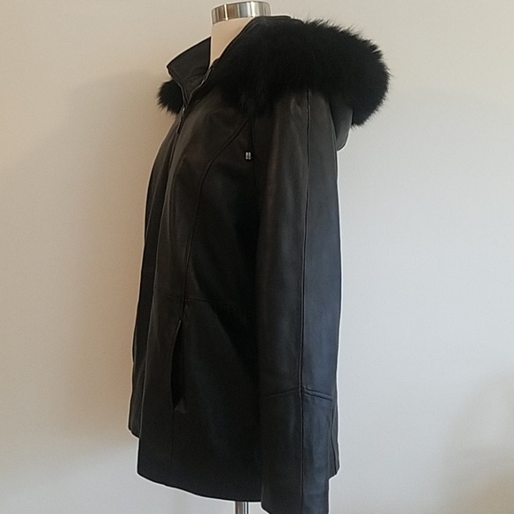 Gallery leather coat - Picture 4 of 8